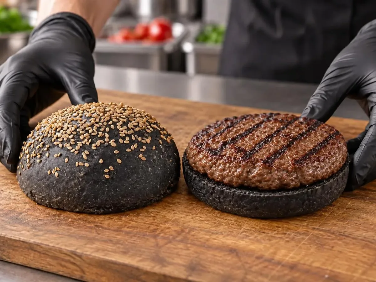 Burger porcini e fonduta: Adagiare il patty