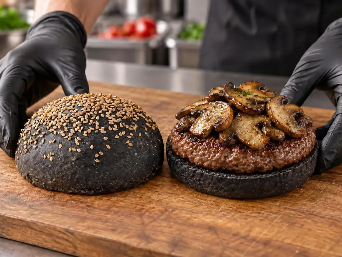Burger porcini e fonduta: Aggiunta dei porcini trifolati